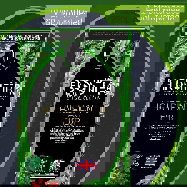 Bronte Heritage 1L Concentrated Houseplant Food makes 250L organic, plant-based fertiliser. Seaweed enriched, pet-friendly for indoor plants & flowers