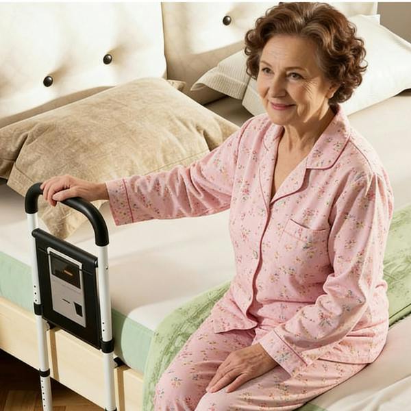 Gr8 Home Adjustable Steel Bed Assist Rail Grab Handle 150kg