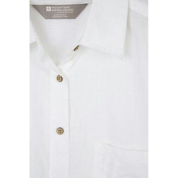 Mountain Warehouse Womens/Ladies Coconut Short-Sleeved Shirt - White - 