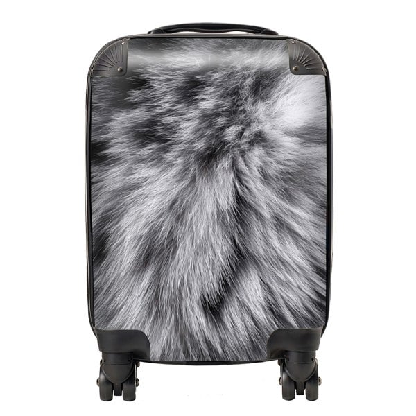 Warren Reed Silver Tabby Cat Print Suitcase