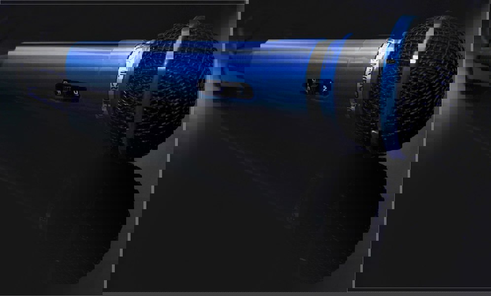 Mr Entertainer Blue Plastic Microphone 3.5mm