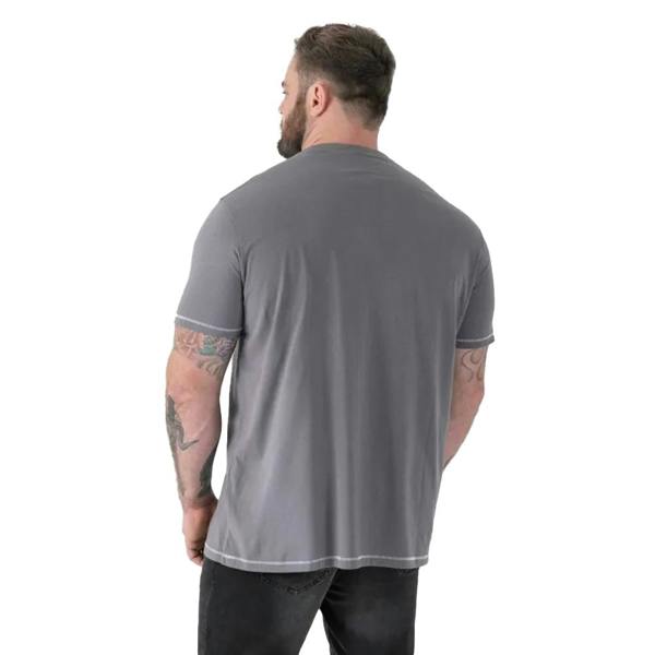 Duke Mens Jasper D555 Gas Monkey Kingsize T-Shirt - Grey - 