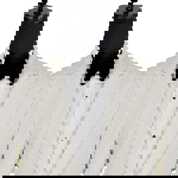 David WeJ DW Signature Peak Lapel Blazer - Ivory