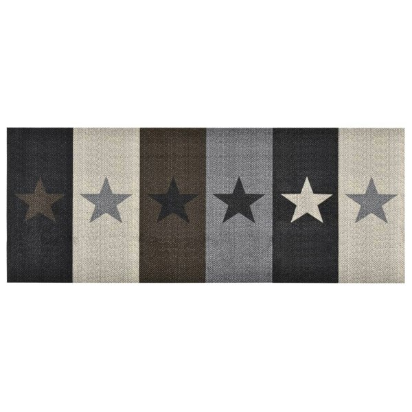 Berkfield Kitchen Carpet Washable Stars 60x180 cm