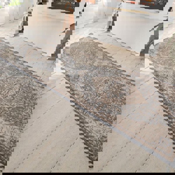 The Rugs Terrain Designer Shortpile Rug – Medallion Design