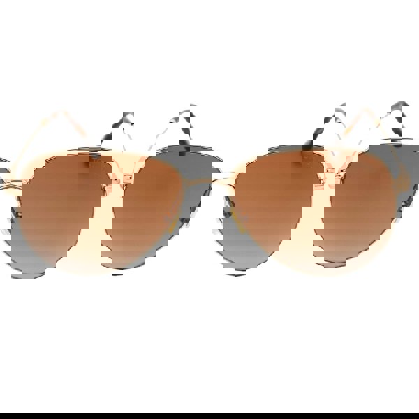 Tom Ford Porscha Dark Brown Lens Gold Sunglasses