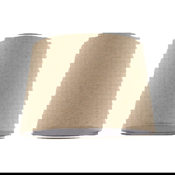 Natural Oatmeal Textured Linen Fabric Lamp Shade with Cotton Lining Image 1