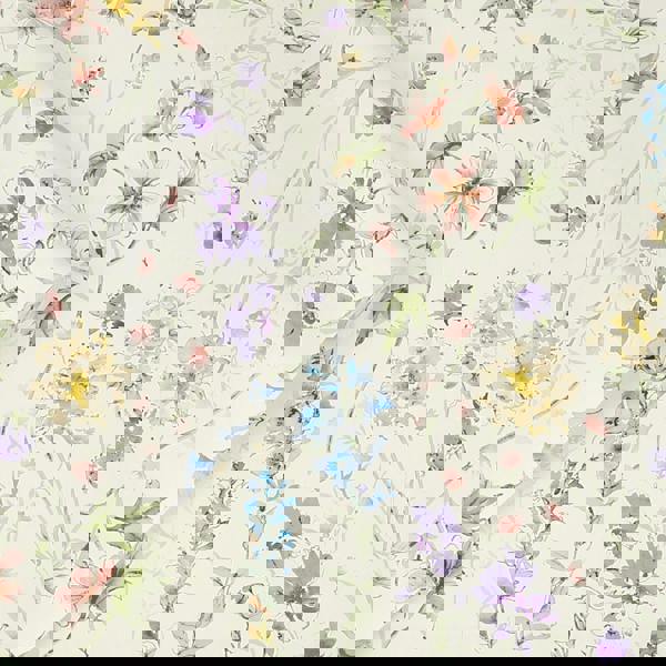 Laura Ashley Wild Meadow Wallpaper - Chalk Pink - 10m