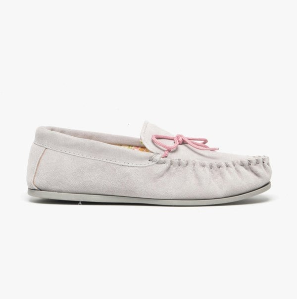 Mokkers LILY Womens Moccasin Slippers Grey