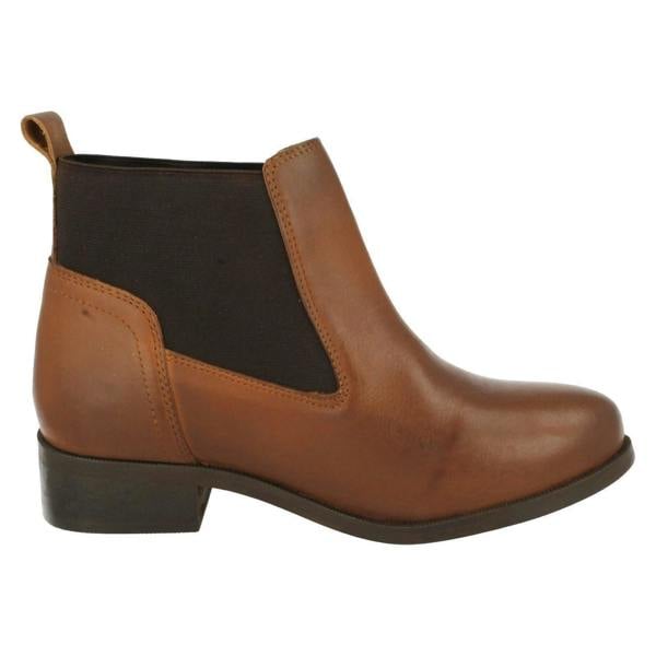 Spot On Ladies Spot On Elasticated Side Ankle Boot