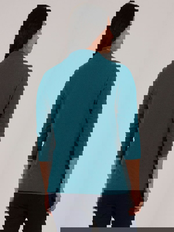 PennyPlain Split Turtle Neck Top - Dragonfly