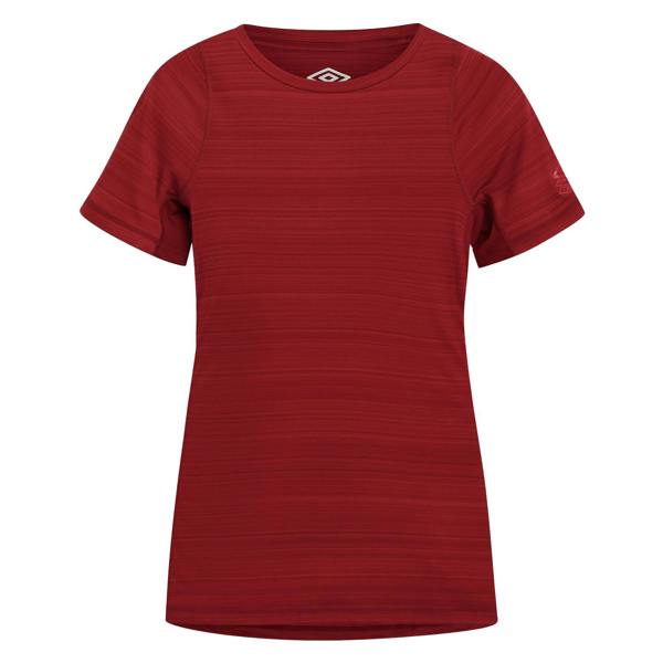 Umbro Womens/Ladies Pro Marl Polyester Training T-Shirt - Sundried Tomato - 