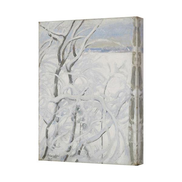 Benjamin Tate Design Winter Snow Landscape Canvas Art Print 9065 Forest Scene Wall Decor
