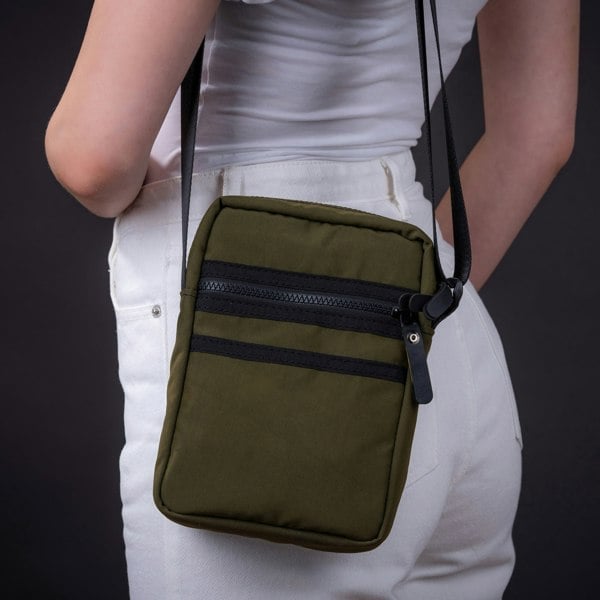 Major Vegan Crossbody Reporter Bag by Paguro Upcycle