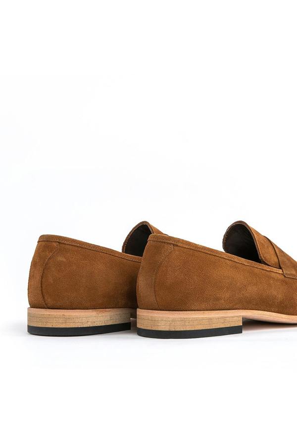 SUEDE SLIP ON SHOE - Premium Men's Patterned Shirt by Claudio Lugli | Bold Design, Tailored Fit, Best Printed Shirts
