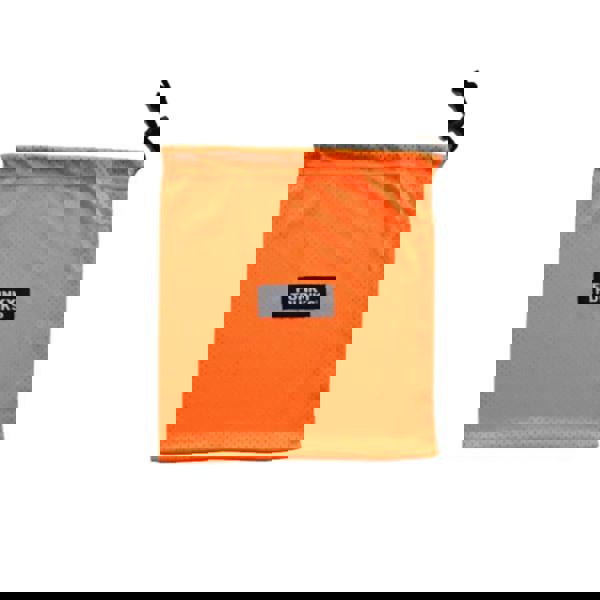 Funky Trunks mini drawstring mesh bag in orange with logo