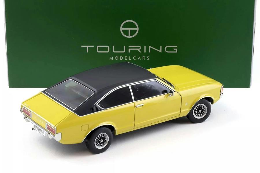MCSlots Ford Granada Consul Coupe GT 2.3 Yellow 1:18 Scale Touring Modelcars 18080005