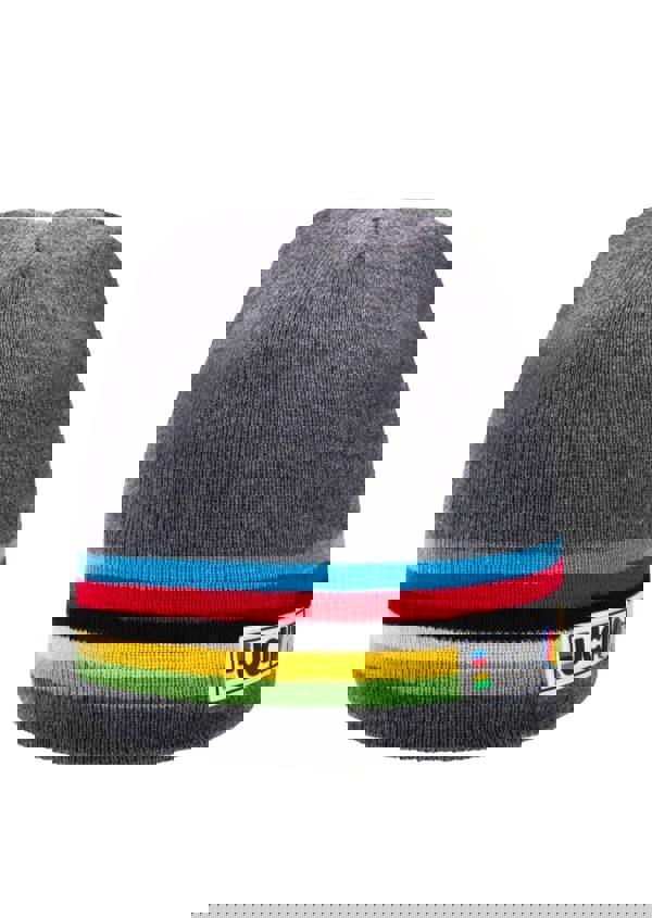 Big Bobble Hats UCI Grey Rainbow Beanie