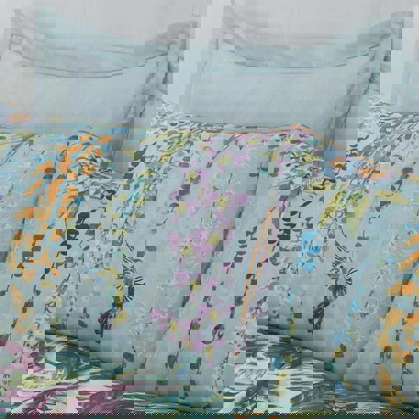 Paoletti Hanging Garden Pillowcase (Pack Of 2) - Multicoloured