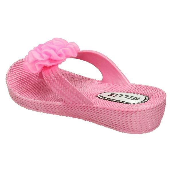 Girls Millie Jelly Style Toe Post Sandals