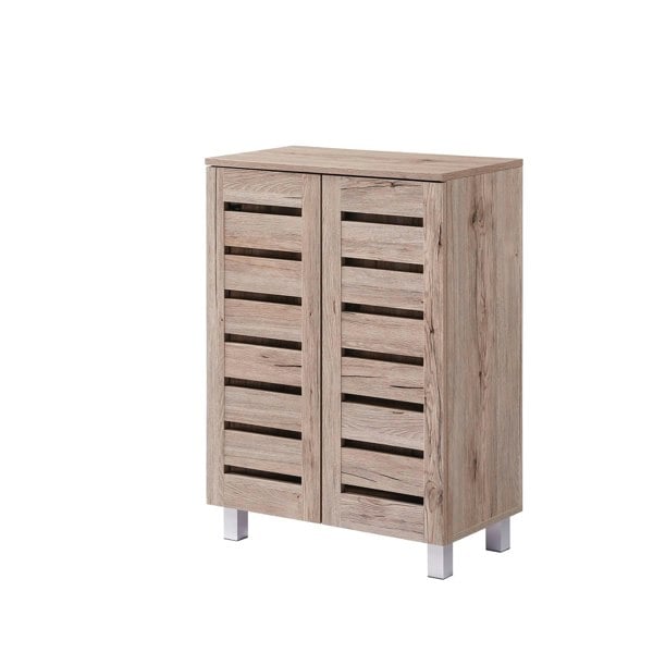 Swish Furniture Euston Modern 2 Door Shoe Storage Cabinet