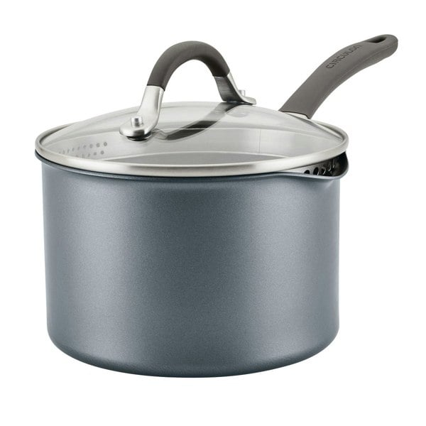 Circulon Extreme Non-Stick Straining Saucepan & Lid - 16cm