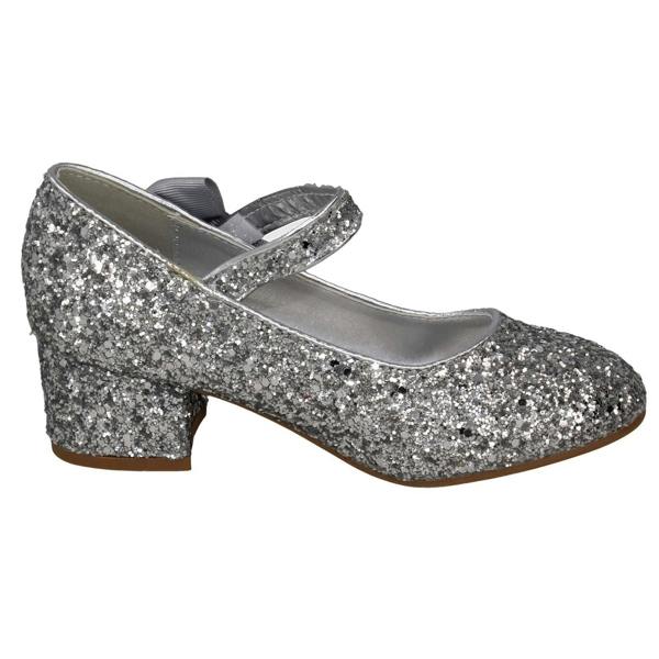Spot On Girls Spot On Block Heel Party Shoes H3086