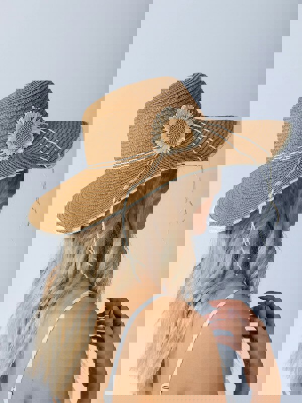 SVNX Sunflower Straw Sun Hat