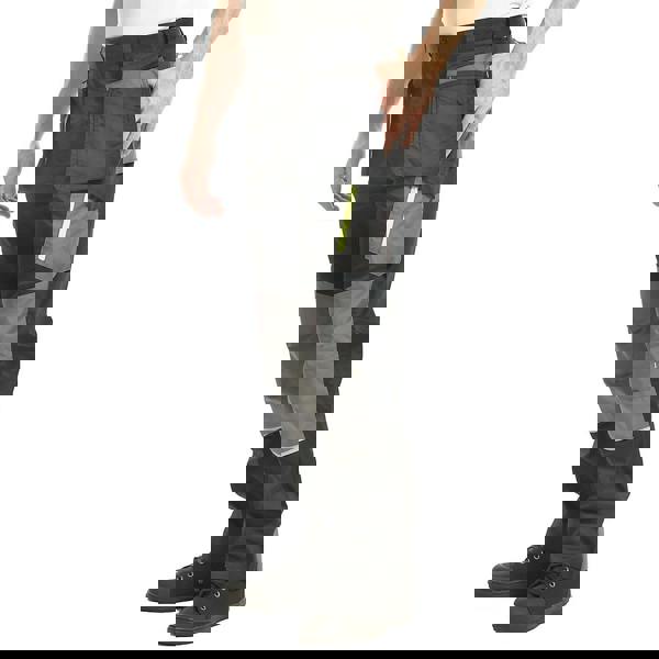 Goodyear Mens Detachable Holster Pocket Work Trousers - Black - 