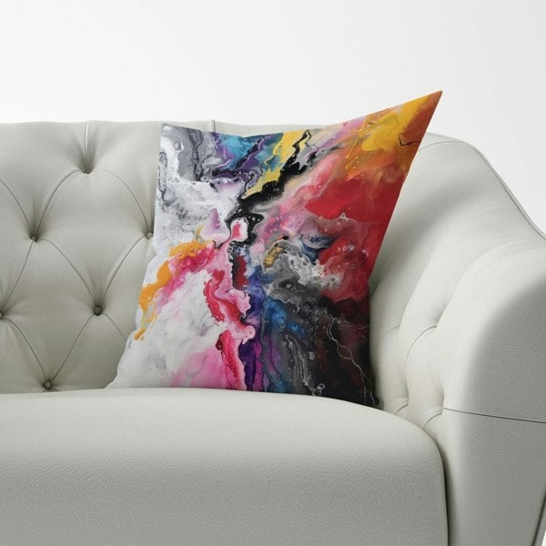 Warren Reed Explosive Colour Cascade Cushions