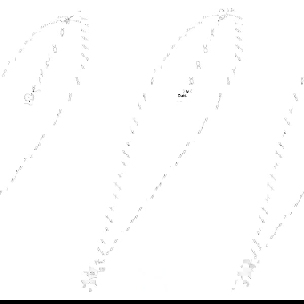 Canaan Dog Silhouette Silver Necklace - Personalised - MYLEE London