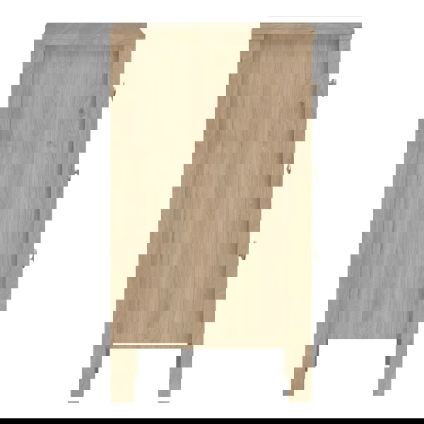 Furniture To Go Madrid Bedside Table 3 Drawers in Jackson Hickory Oak