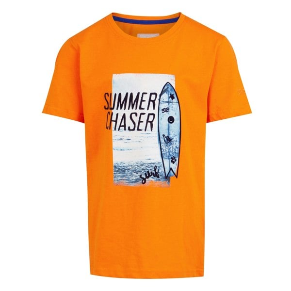 Regatta Childrens/Kids Bosley VII Surfboard T-Shirt - Persimmon