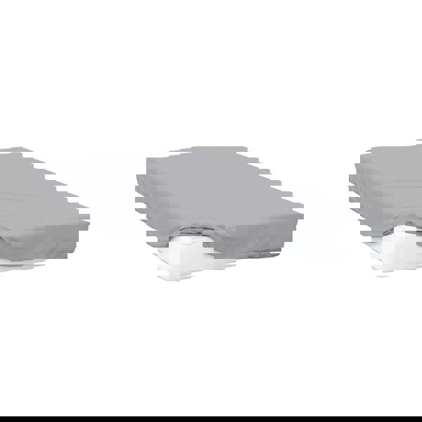 Belledorm Sateen Extra Deep Fitted Sheet - Platinum Grey - 