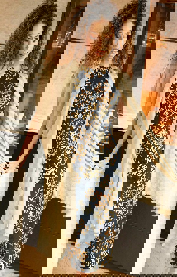 Alie Street London Aurielle Silk Wool Scarf (Desert Sand)