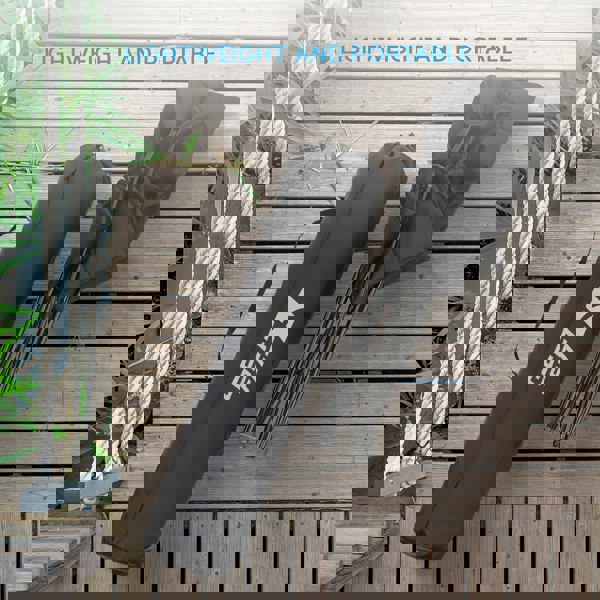 Get Fit Premium Foldable Thick Padded Camping Chair 3kg - Cup Holder, Carry Bag, Pocket