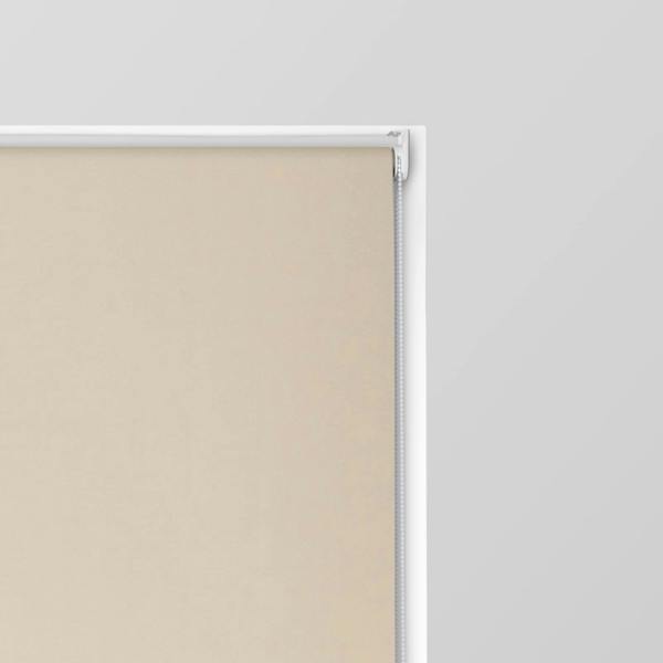 A.Unique Home Trimmable Blackout Roller Blind - 5FT - CREAM - 150cm(W) x 170cm(L)