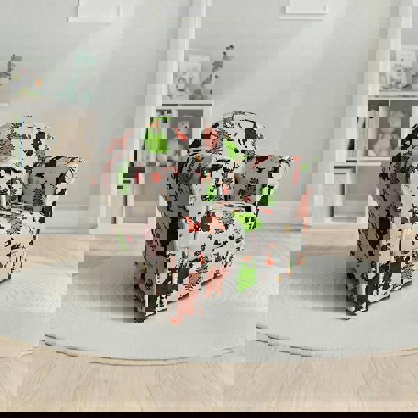 Kudlhome The Gruffalo, Peppa Pig, Dinosaur, White Themed Mini Armchairs