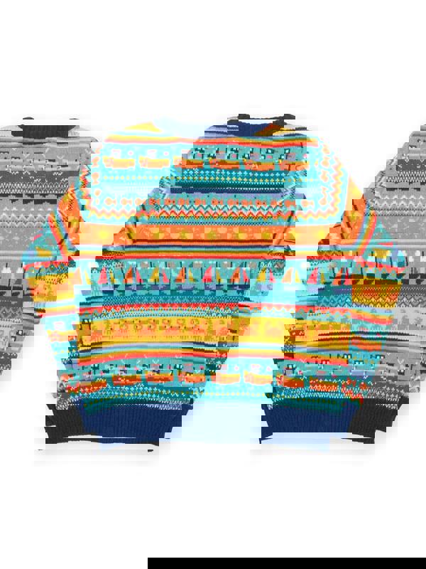 Kite Boys Organic Kaleidoscope Coastal Cardi