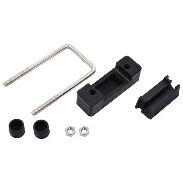 Berkfield U Connector with Plastic for Fence Post 60x40 mm 25 Sets