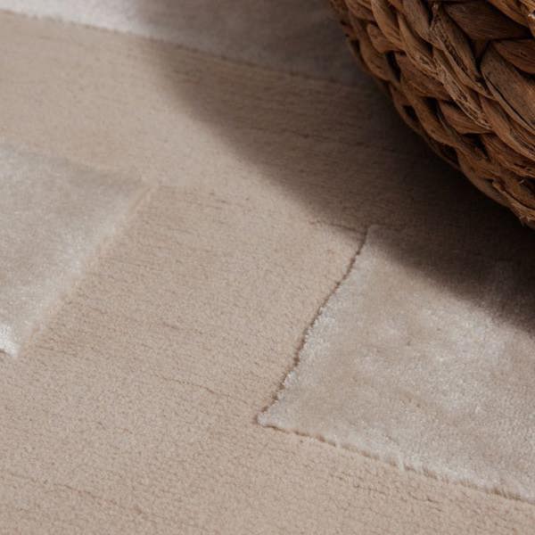 Hanse Home Perles Shortpile Beige Rug – Modern Geometric