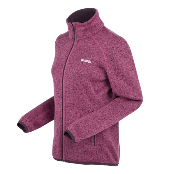 Regatta Women's Newhill Marl Full Zip Fleece Jacket - Violet