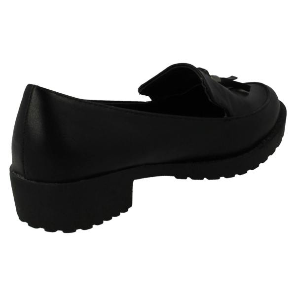 Spot On Girls Spot On Tassel Trim Loafer Flat