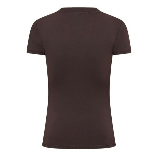 Couture Club Womens/Ladies Emblem Fitted T-Shirt - Chocolate - 