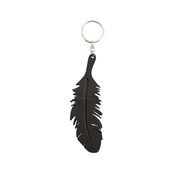 Wing Handcut Inner Tube Vegan Keyring by Paguro Upcycle