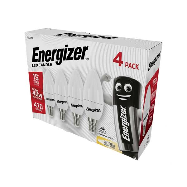 Energizer Led Opal Candle Non-dimmable Bulb - Multi Colour - 