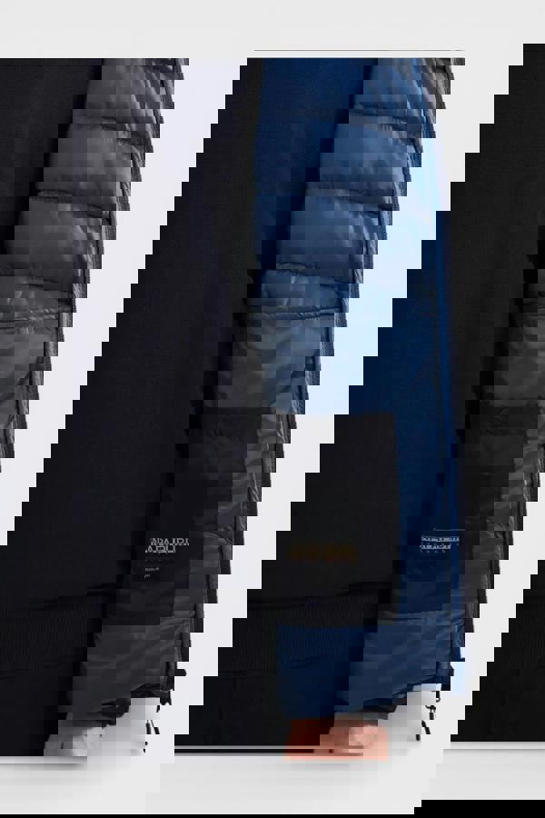 Napapijri Men's Aerons Hooded Padded Jacket Blue Marine