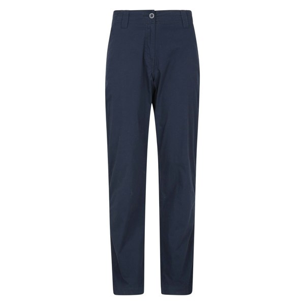 Mountain Warehouse Womens Coastal Stretch Long Length Trousers - Navy