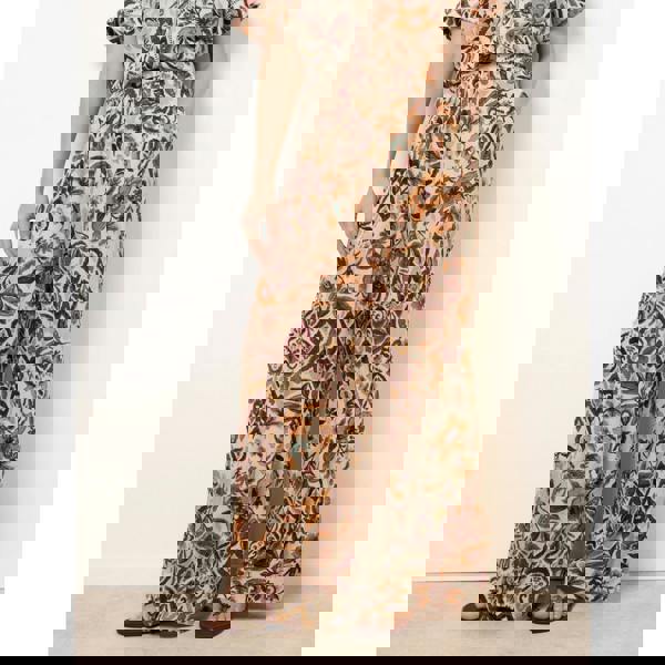 Blue Vanilla Paisley Print Trousers