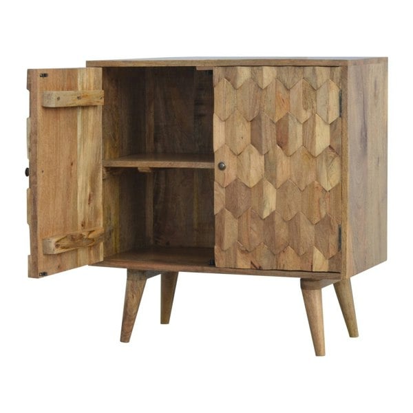Artisan Furniture Pineapple Carved Cabinet